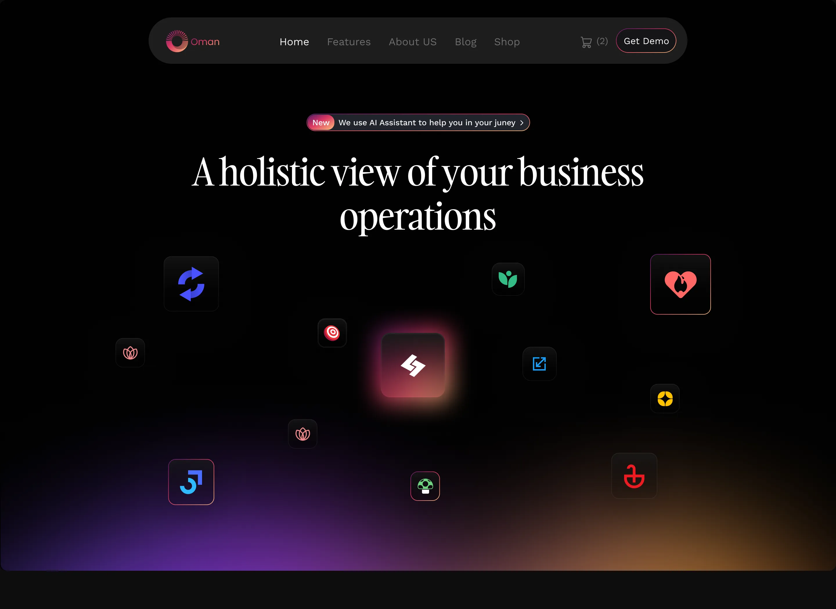 SaaS Webflow Template - Oman- Created by Wedoflow.com and Azwedo.com